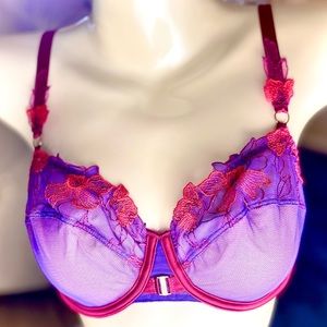 🌺Luxury French Designer Demi Bra: B - DD Cups💜